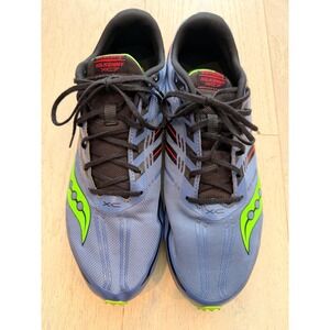 Saucony Kilkenny XC7 Mens Cross Country Spike Blue Neon Green S29042-1 Size 11.5